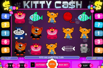 Kitty Ca$h Scratch Game Screenshot Image