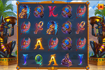 Battle Maidens: Cleopatra Slot Game Screenshot Image