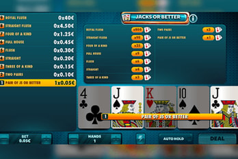 Jacks or Better Screenshot Image