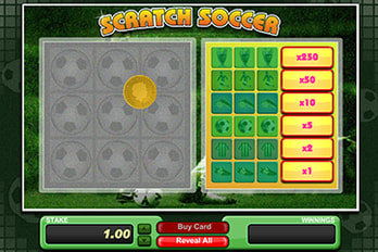 Scratch Soccer Scratch Game Screenshot Image
