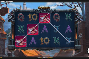 Van Helsing's Book of the Undead Slot Game Screenshot Image