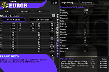 Virtual Euros Screenshot Image