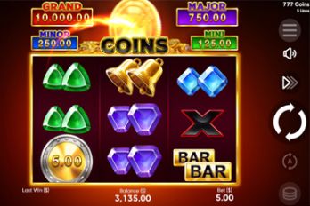 777 Coins Slot Game Screenshot Image