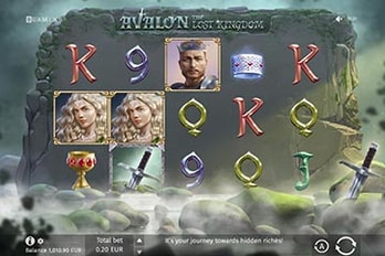 Avalon: The Lost Kingdom Slot Game Screenshot Image