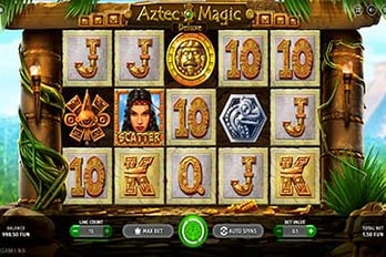 Aztec Magic Deluxe Slot Game Screenshot Image
