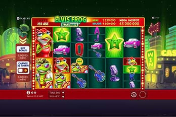 Elvis Frog Trueways Slot Game Screenshot Image