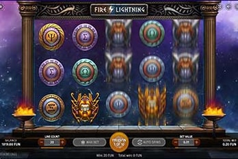 Fire Lightning Slot Game Screenshot Image