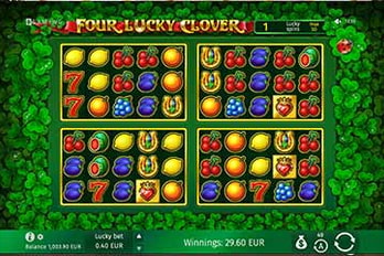 Four Lucky Clover Slot Game Screenshot Image