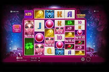 Lady Wolf Moon Slot Game Screenshot Image