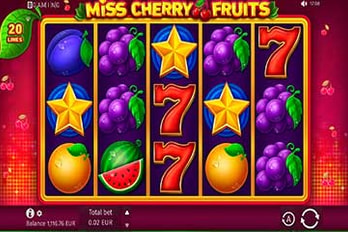 Miss Cherry Fruits Slot Game Screenshot Image