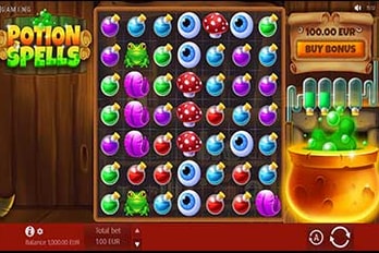 Potion Spells Slot Game Screenshot Image