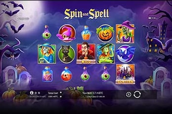 Spin and Spell Slot Game Screenshot Image
