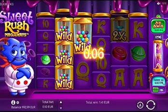Sweet Rush Megaways Slot Game Screenshot Image