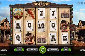 West Town Slot Game Screenshot Image