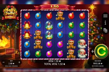 Holly Jolly Bonanza Slot Game Screenshot Image