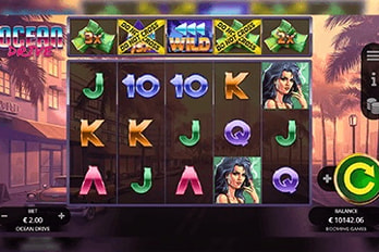 Ocean Drive Slot Game Screenshot Game
