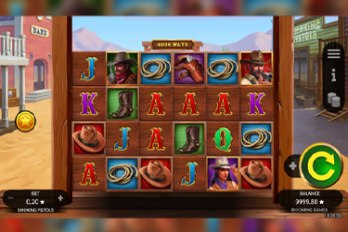 Smoking Pistols Slot Game Screenshot Image