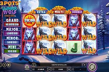 3 Pots of Lunar Wolf Slot Game Screenshot Image