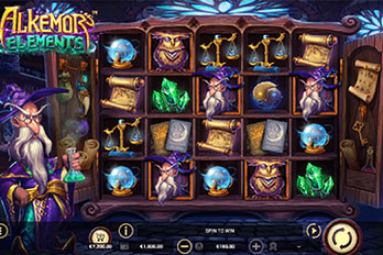 Betsoft Alkemor's Elements Slot Game Screenshot Image