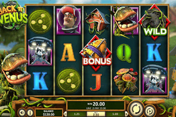 Back to Venus Slot Game Screenshot Image