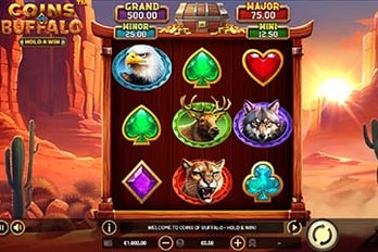 Coins of Buffalo Slot Game Screenshot Image
