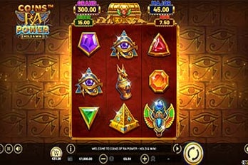 Coins Of Ra Power Slot Game Screenshot Image
