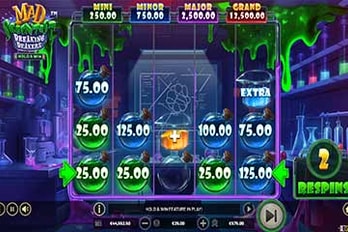 Mad Scientist: Breaking Beakers Slot Game Screenshot Image