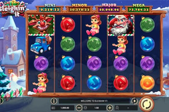Sleighin' It Slot Game Screenshot Image