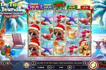 The Tipsy Tourist: Christmas Vacation Slot Game Screenshot Image