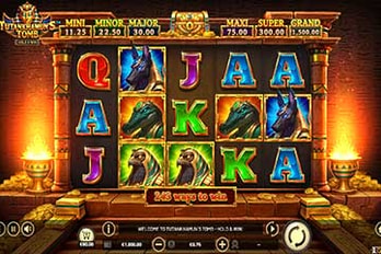 Tutankhamuns Tomb Slot Game Screenshot Image