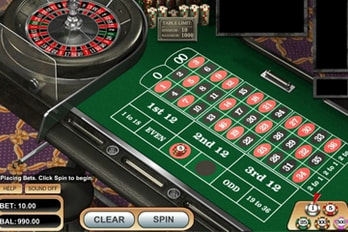 VIP American Roulette Table Game Screenshot Image