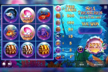 Sea Treasures: Scratch Card Scratch Game Screenshot Image