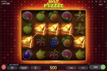Hot Puzzle Slot Game Screenshot Image