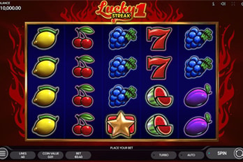 Lucky Streak 1 Slot Game Screenshot Image
