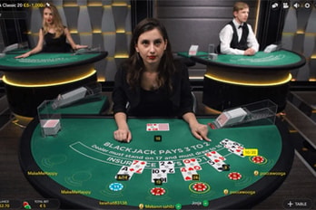 BlackJack Live Casino screenshot image