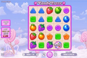 Candy Craze Slot Game Screenshot Image