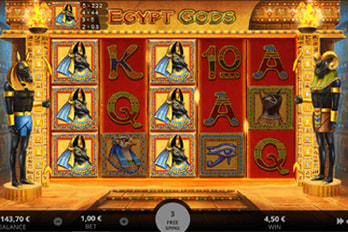 Egypt Gods Slot Game Screenshot Image