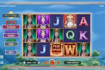 Temple of Thunder II Slot Game Screenshot Image