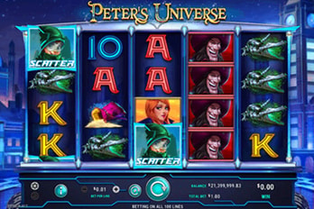 Peter's Universe Slot Game Screenshot Image