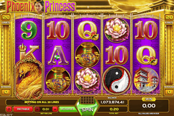 Phoenix Princess Slot Game Screenshot Image