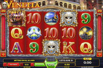 Venetia Slot Game Screenshot Image