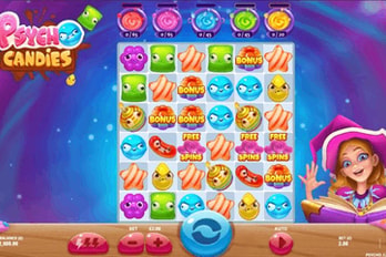 Psycho Candies Slot Game Screenshot Image