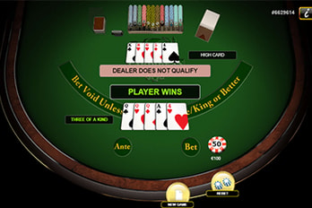 Caribbean Stud Table Game Screenshot Image