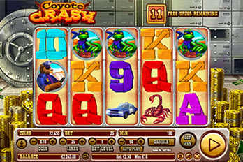 Coyote Crash Slot Game Screenshot Image