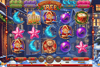Happiest Christmas Tree Slot Game Screenshot Image