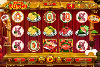 Hey Sushi Slot Game Screenshot Image