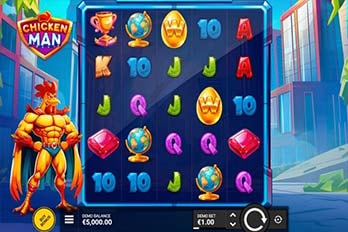 Chicken Man Slot Game Screenshot Image