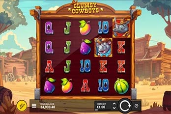 Clumsy Cowboys Slot Game Screenshot Image