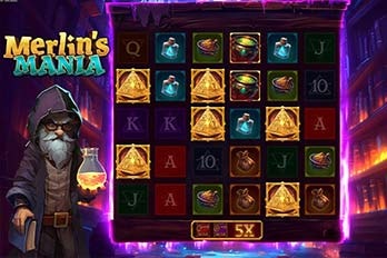 Merlin’s Mania  Slot Game Screenshot Image