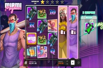 Miami Mayhem Slot Game Screenshot Image